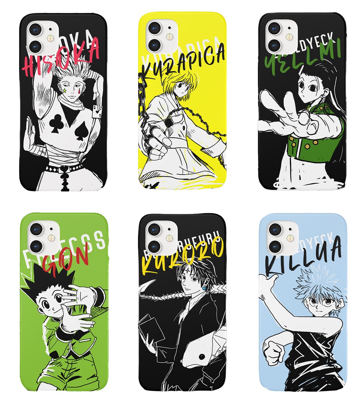 希少 原作絵 ジャンプ展　vol3 ハンターハンター　スマホケース　キルア　ゴン Amazon.co.jp: スマホケース ハンター×ハンター キルア クラピカ
